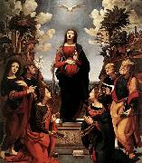Piero di Cosimo Immaculate Conception with Saints France oil painting artist